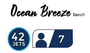 7 Person Hot Tub 42 Jets Dynasty Spas Ocean Breeze Hot Tub 