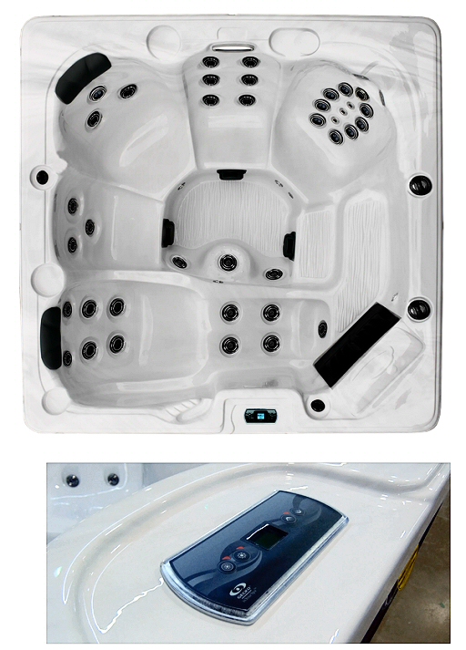 5 Person Hot Tub Lounger Serenity Cove at PDC Spa Pool World Lehighton PA