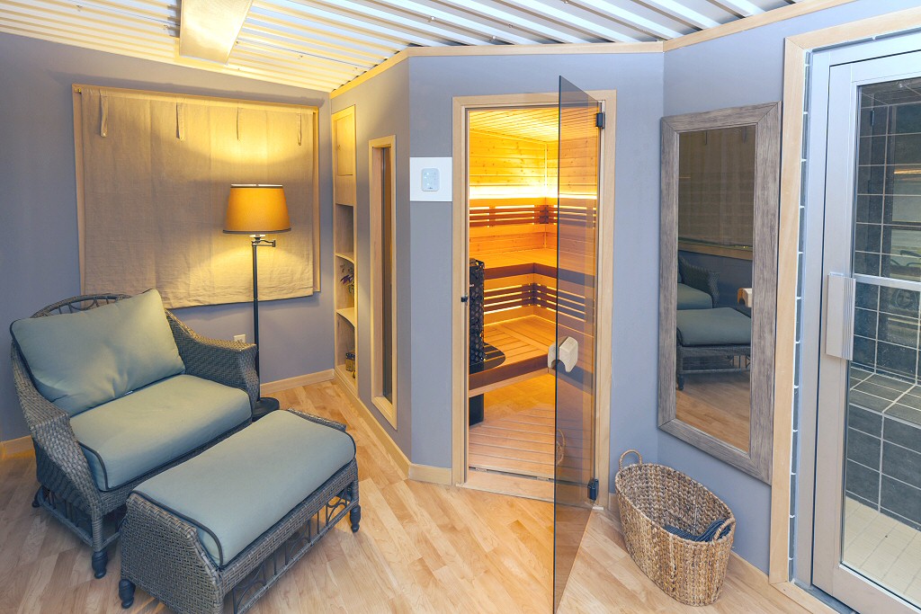 Sauna Indoor Steam Custom Installed at PDC Spa and Pool World Lehighton PA serving Lehigh Valley to Poconos PA